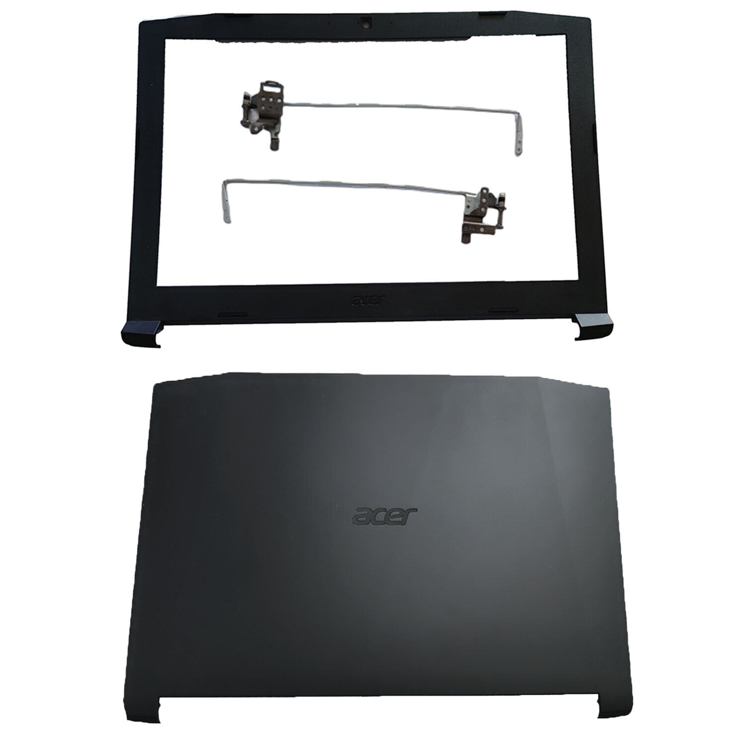 New Black Back Cover+Bezel+Hinges For Acer Nitro 5 AN515-51 53 AN515-41 AN515-42