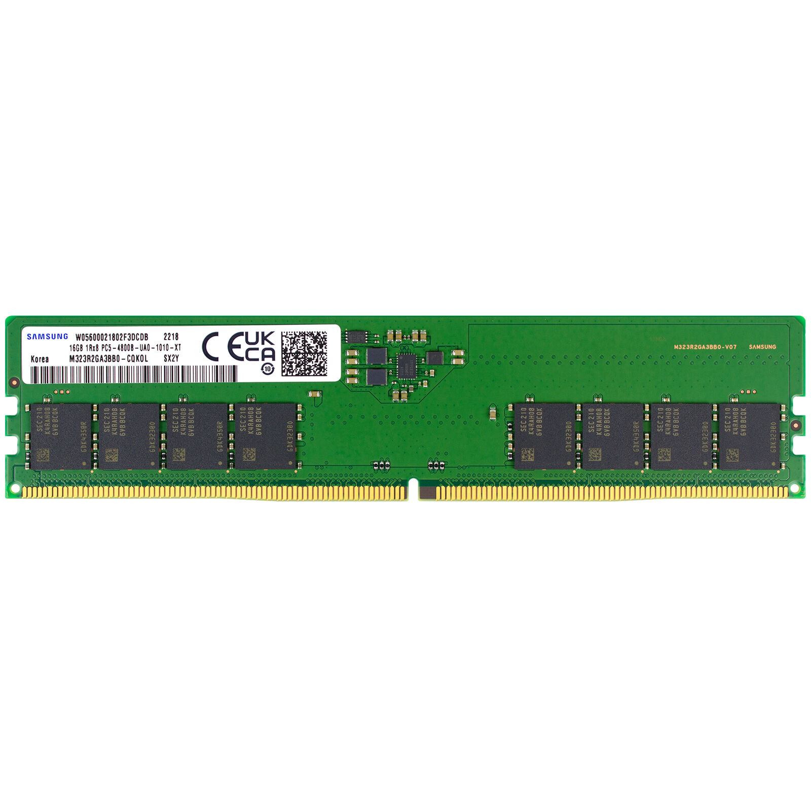 Samsung 16GB PC5-38400 DDR5 4800 MHz DIMM Desktop Memory RAM (M323R2GA3BB0-CQK)