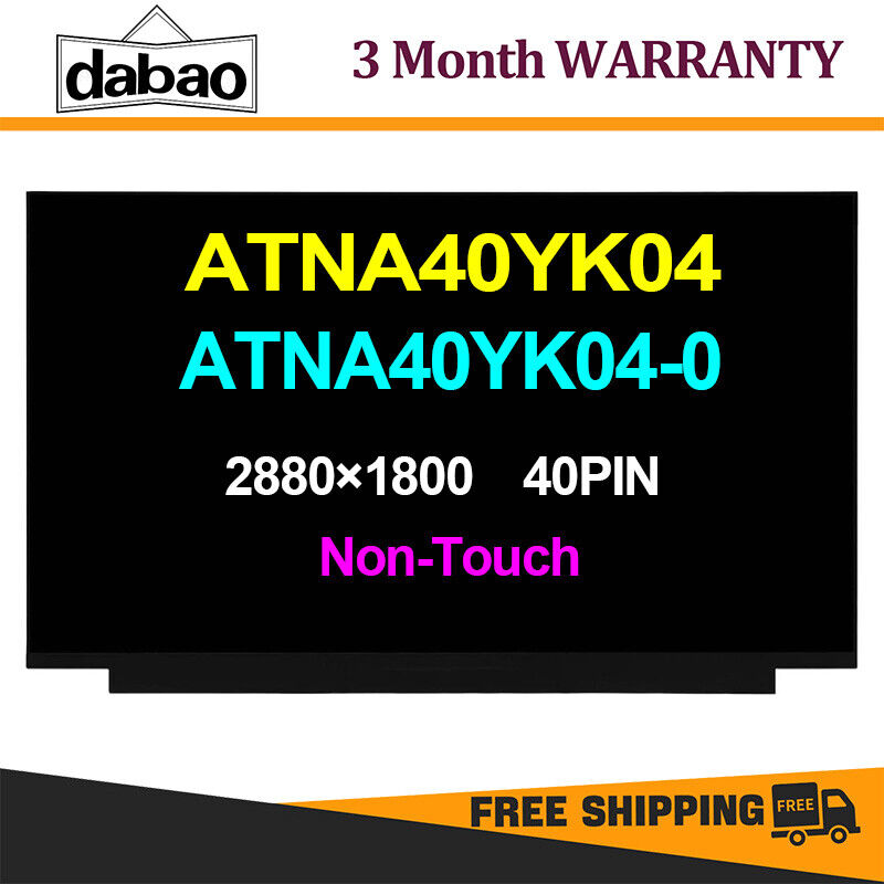 for Asus Zenbook 14 UM3402 UX3402 2022 OLED LCD Screen ATNA40YK04 ATNA40YK04-0