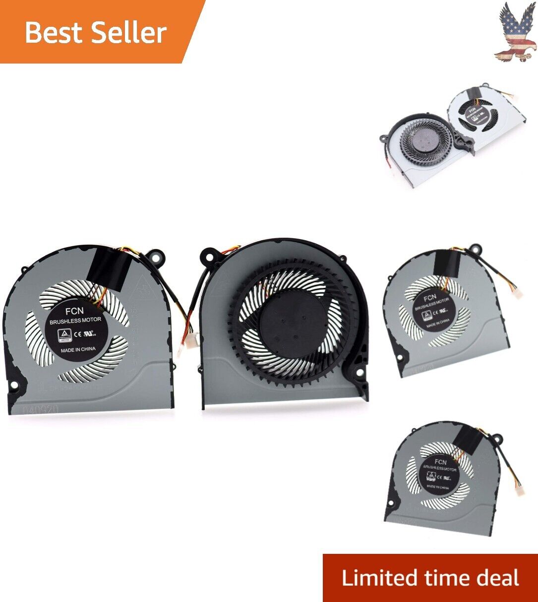 CPU GPU Cooling Fan Replacement - 4-Pin 4-Wires Connector, 5V/0.5A, 3500 RPM