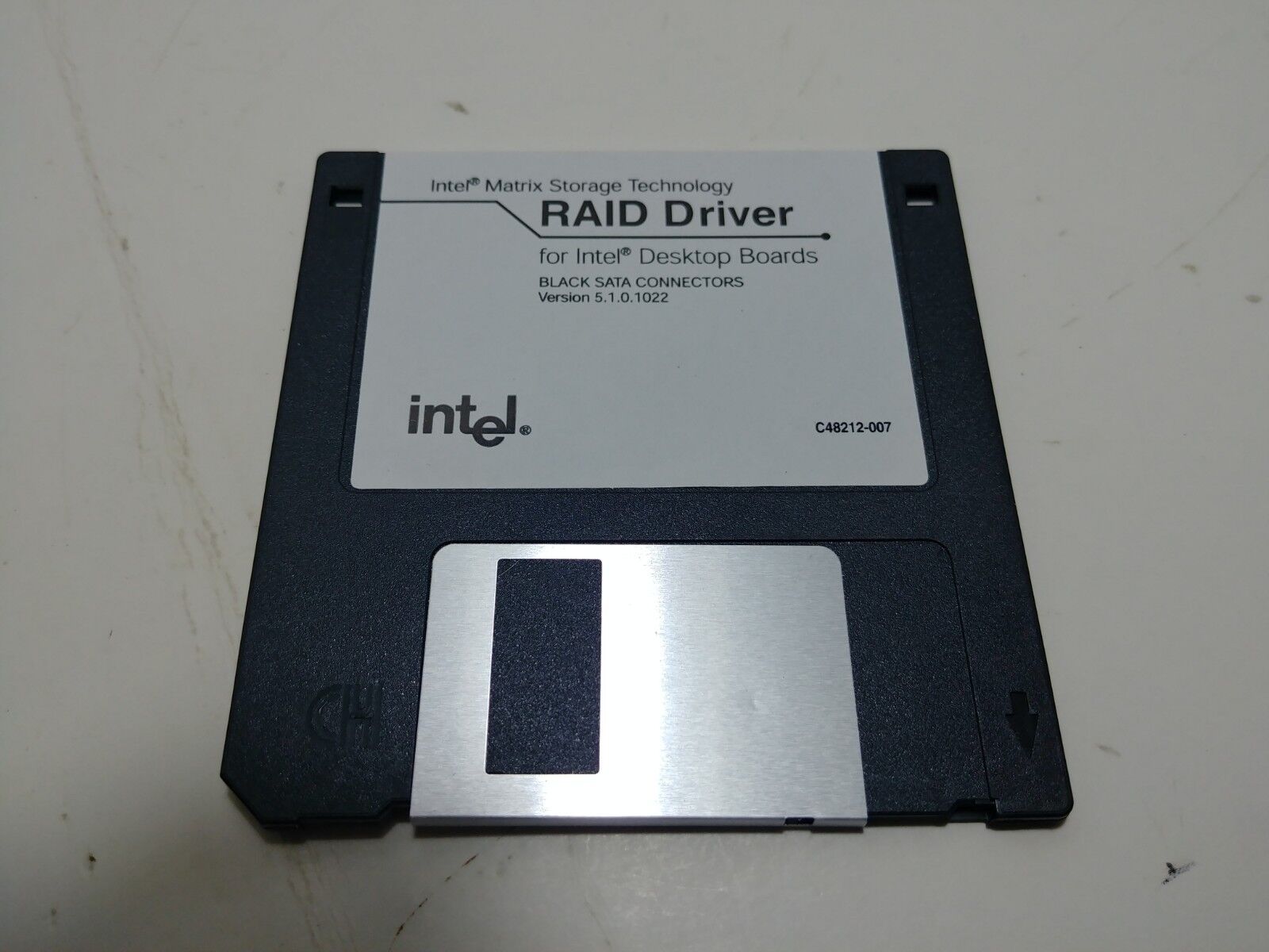 Intel Matrix RAID Driver for Intel Desktop Boards Floppy Disc