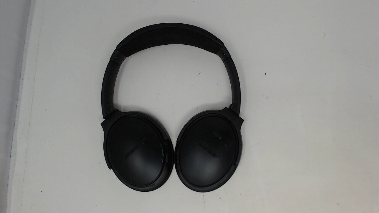 Bose QC 35 II Series 2 Wireless Headphones Black-CRACKED /No EARPADS