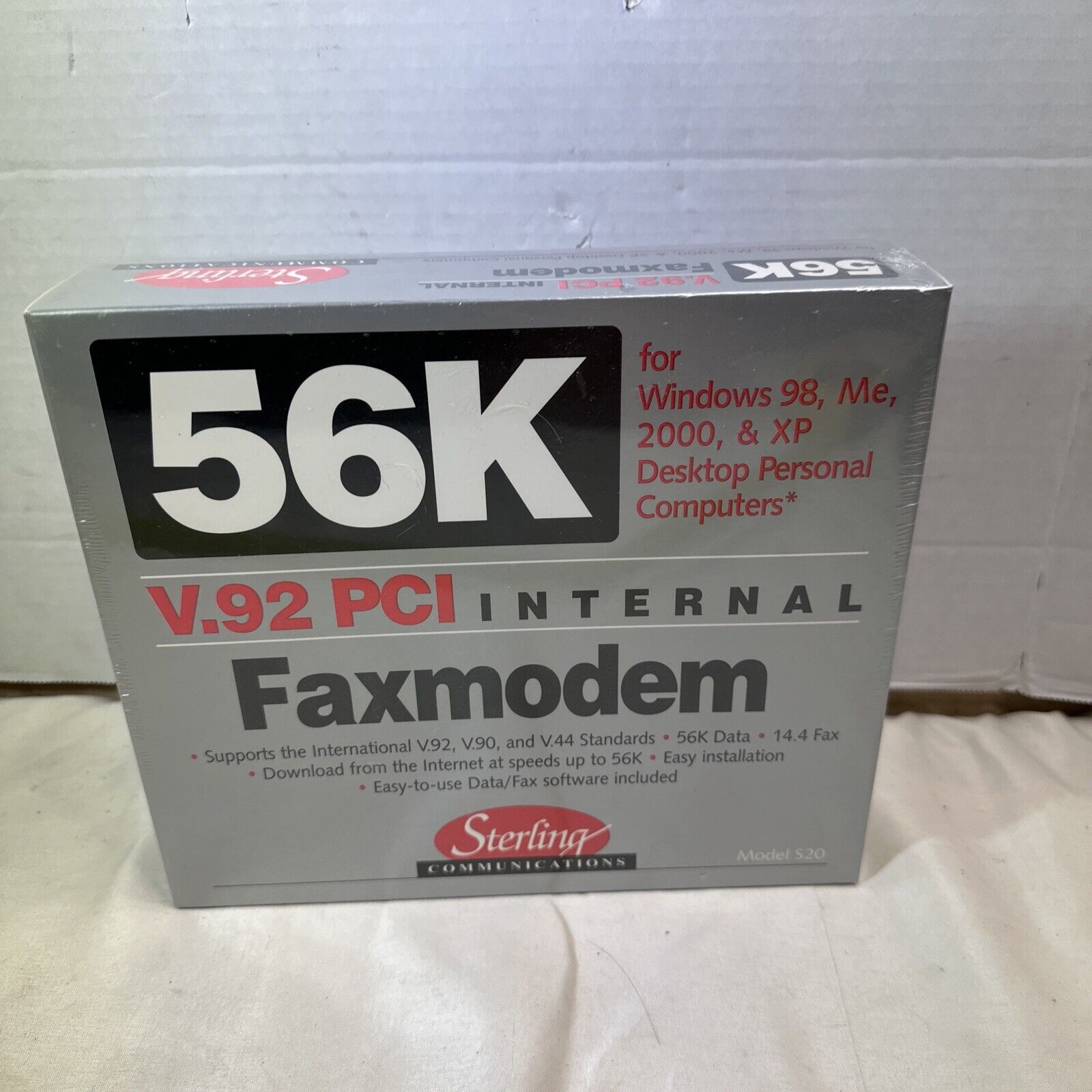 Sterling Communications  56K PCI FAX MODEM Internal Fits Win 98, Me, 2000 & XP