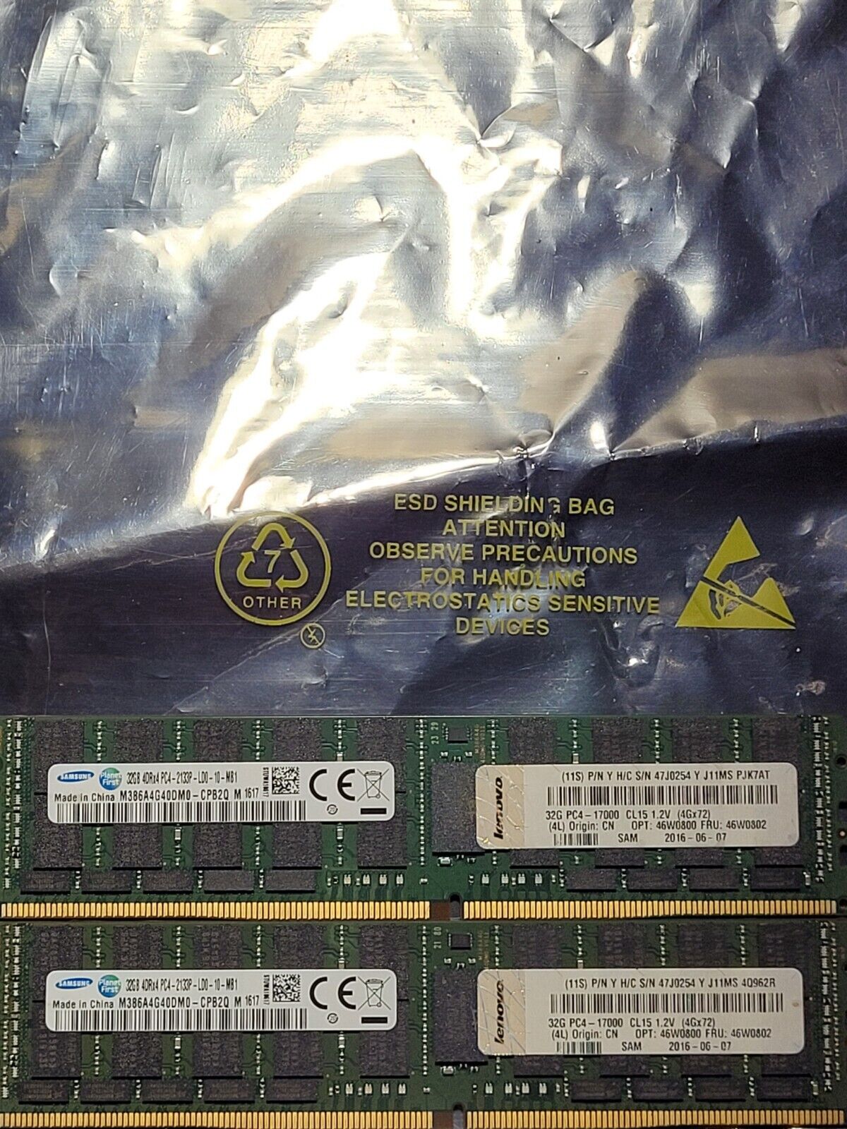 64gb Kit Samsung M393A4K40BB0-CPB0Q 32GB DDR4 PC4-17000 2133MHz ECC RDIMM RAM 