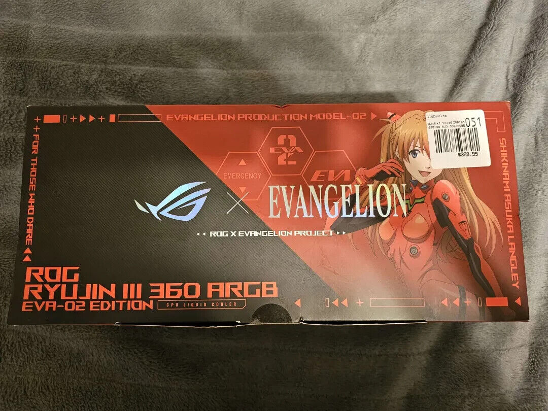 ASUS ROG Ryujin III 360 ARGB Evangelion EVA-02 Edition CPU Liquid Cooler *NEW*