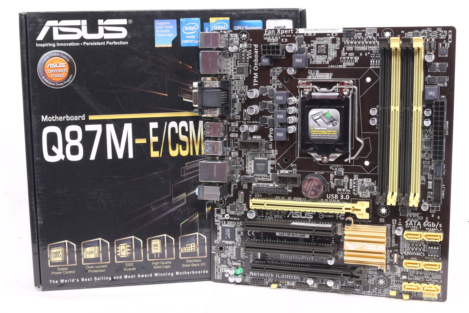 ASUS Q87M-E/CSM Micro ATX Motherboard [LGA 1150]  [DDR3]