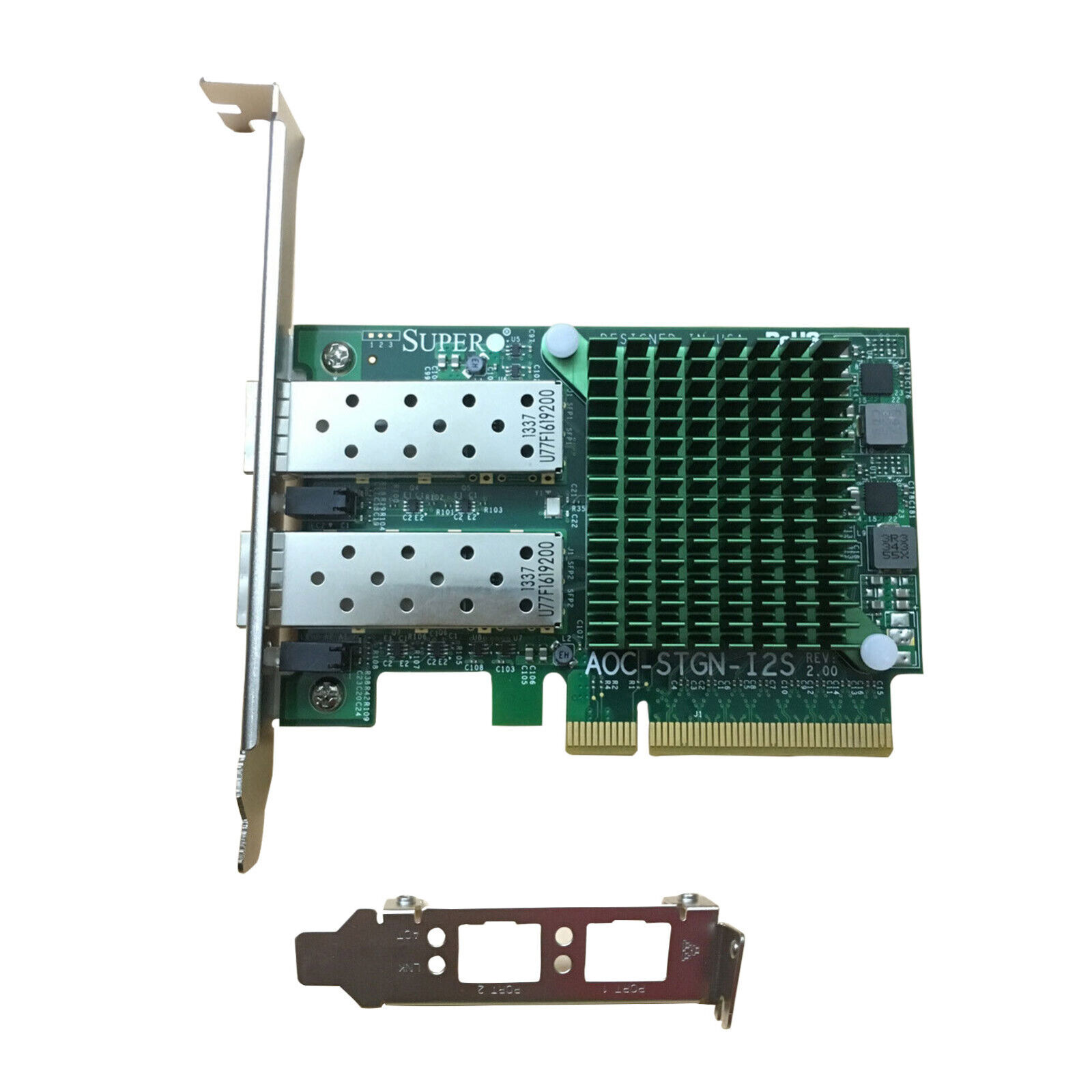 Aoc-Stgn-12s Supermicro Rev 2.0 Dual Port 10 Gigabit Ethernet Card