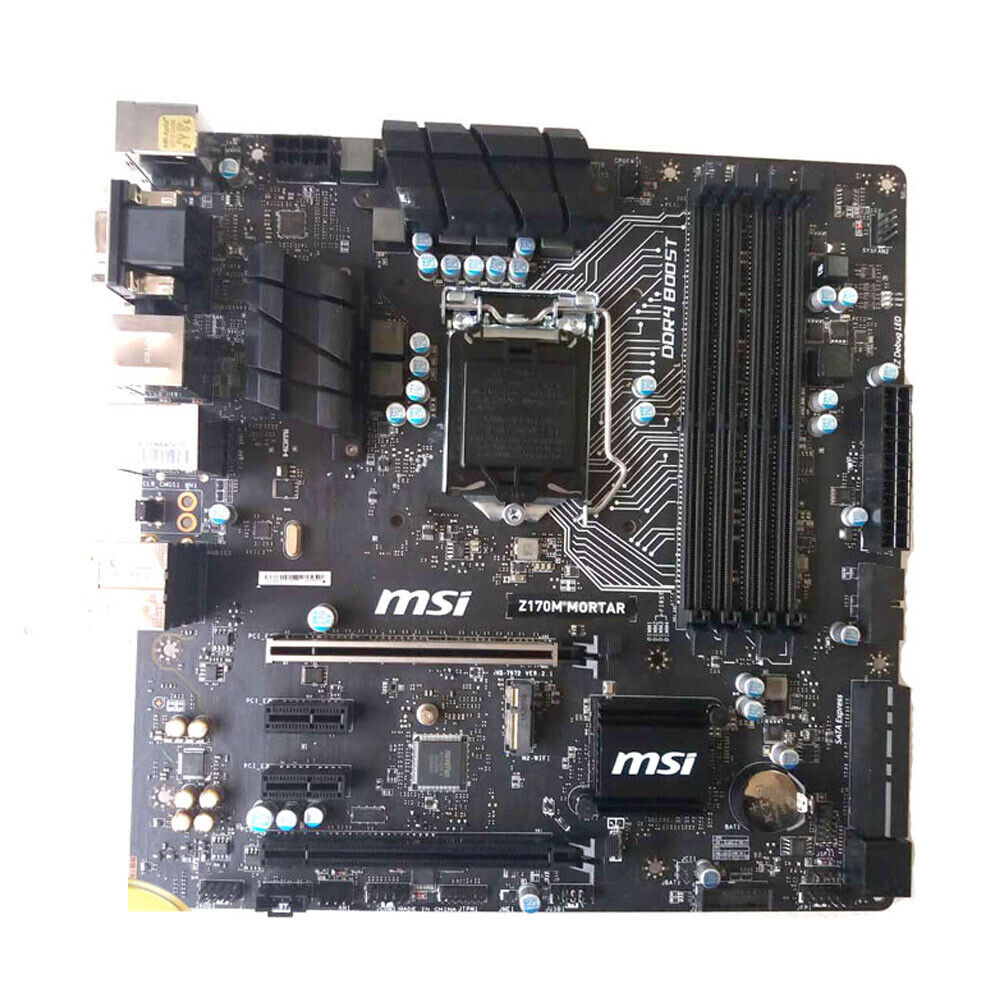 For MSI Z170M MORTAR Intel Z170 LGA 1151 DDR4 VGA+DVI+HDMI Micro ATX Motherboard