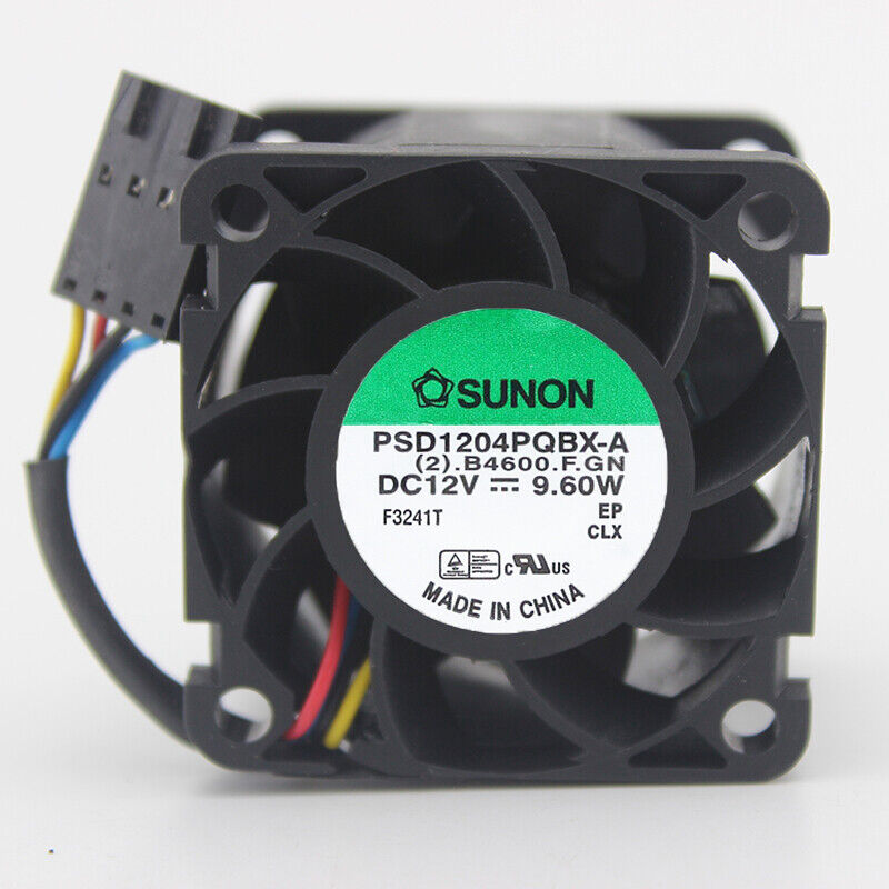 SUNON PSD1204PQBX-A fan 40*40*28mm 4pin 4cm 9.6W 12V
