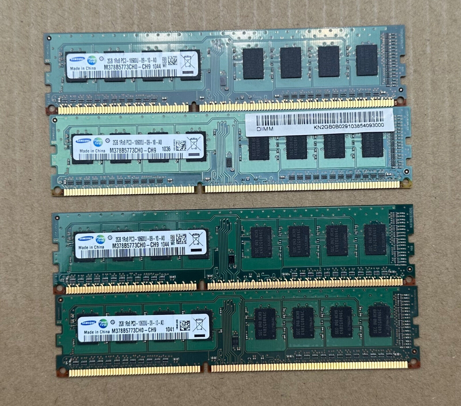 Samsung 8GB (4x2GB) DDR3 1333MHz Desktop Ram Memory | M378B5773CH0-CH9 | Tested