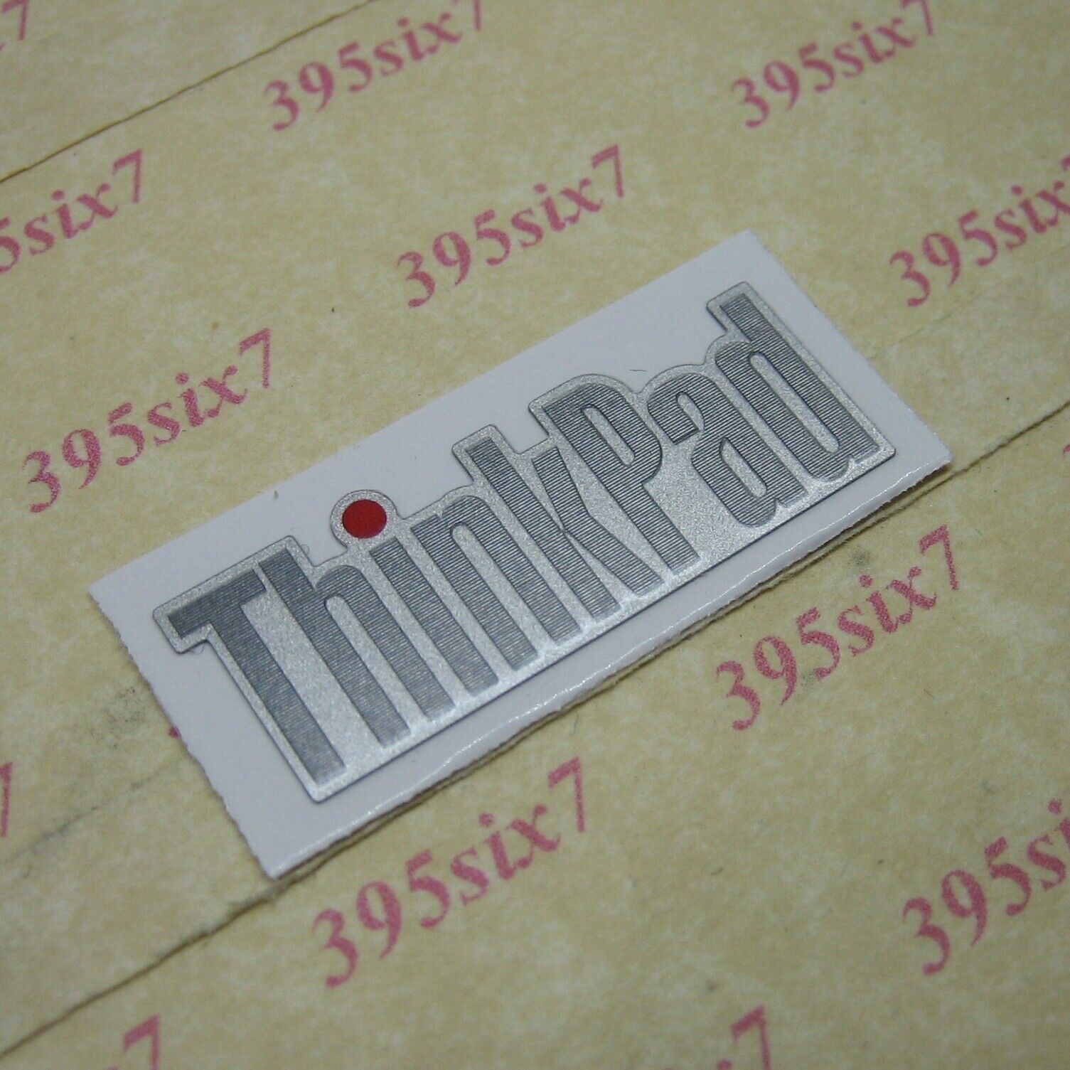 Original ThinkPad Logo - 11.5mm x 31.5mm Silver + Grey ( Red Dot Light Version )