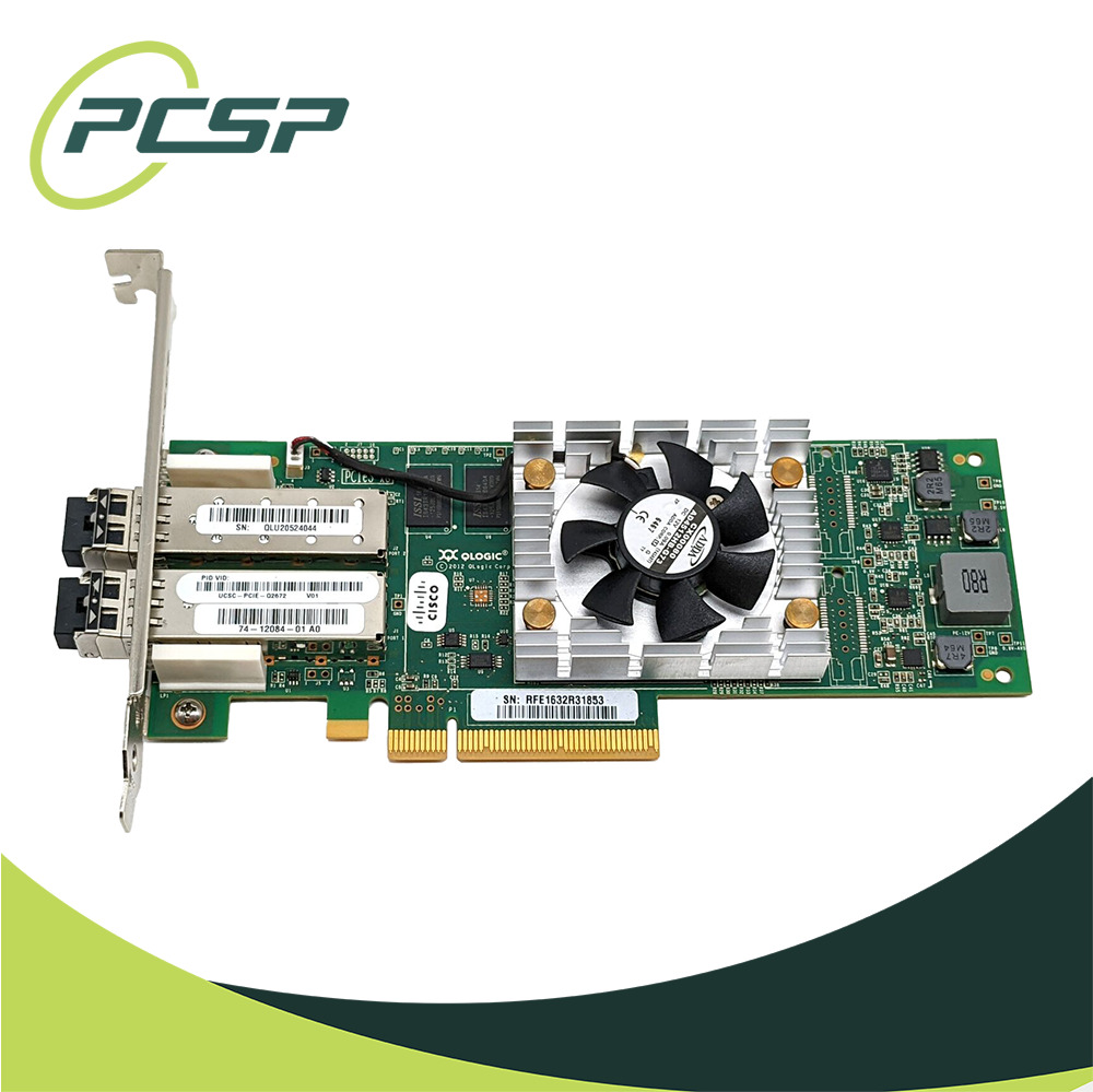 Cisco QLogic QLE2672 2x SFP+ 16GB/s PCIe Network Adapter UCSC-PCIE-Q2672