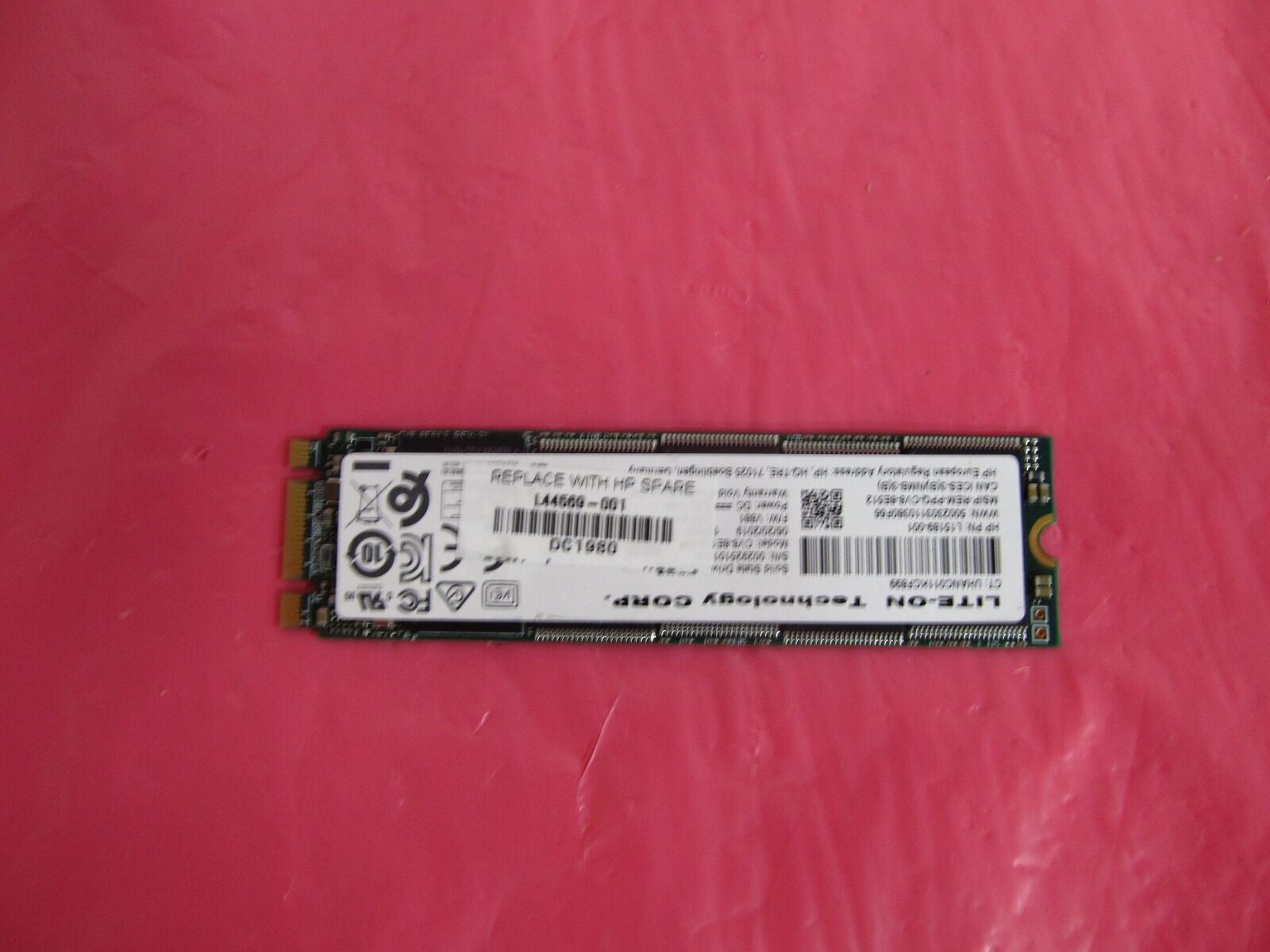 L44569-001 Hewlett-Packard HP Probook 440 G6 Lite-on SATA M.2 128GB SSD Solid St