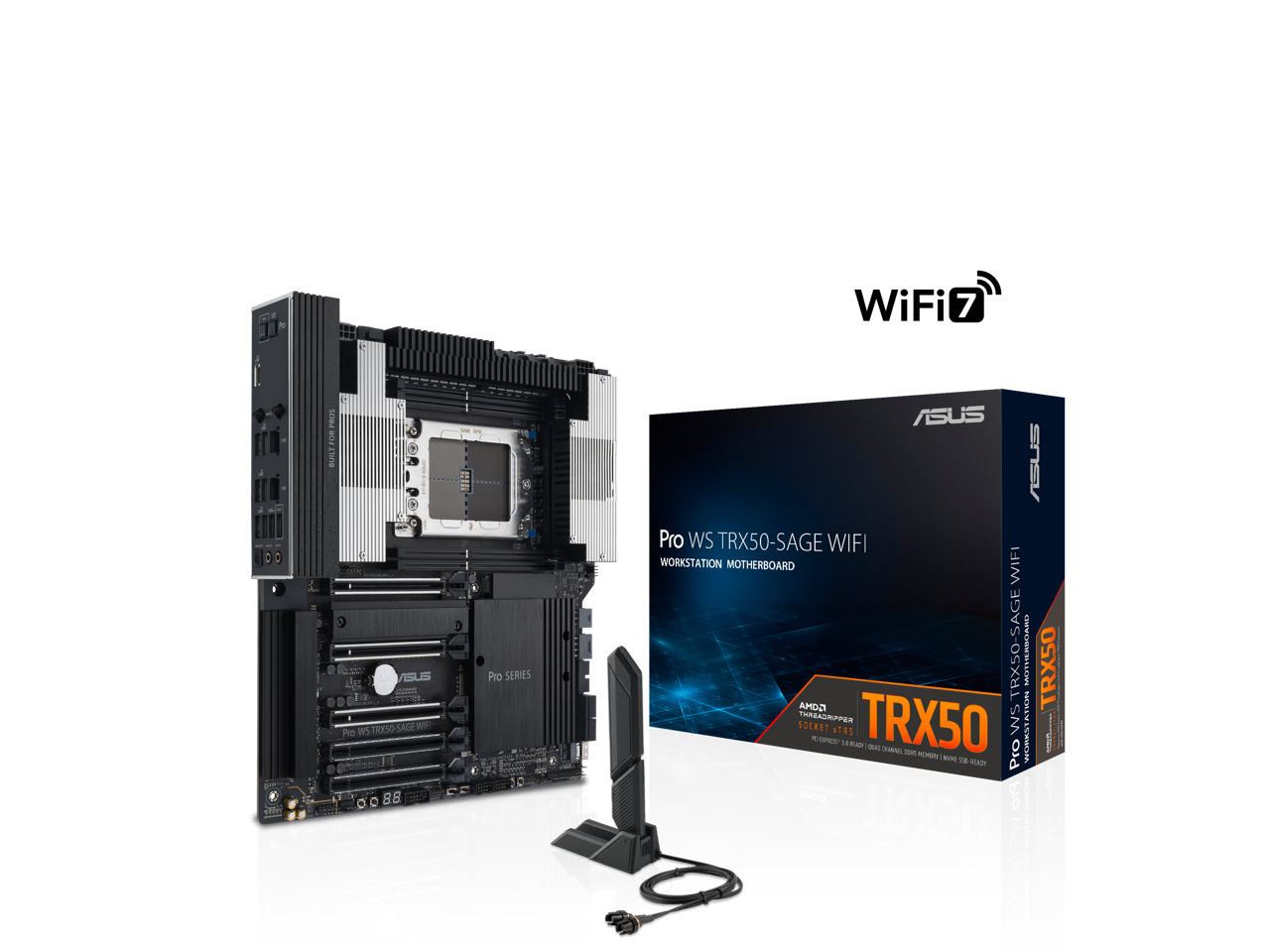 ASUS Pro WS TRX50-SAGE WIFI CEB Workstation motherboard, AMD Ryzen™ Threadripper