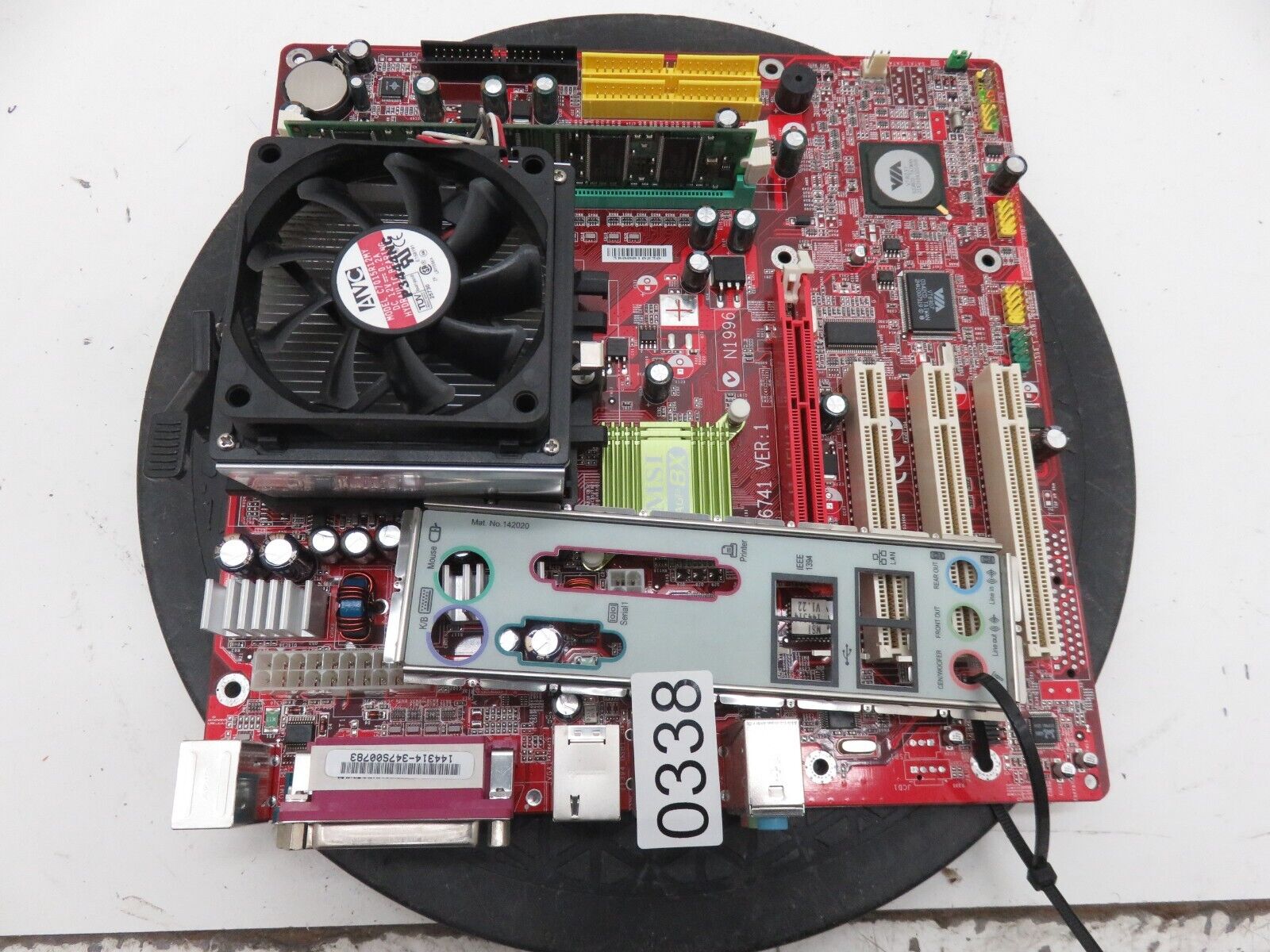 MSI MS-6741 Motherboard w/ AMD Athlon 64 3200+ 2GHz 128MB Ram