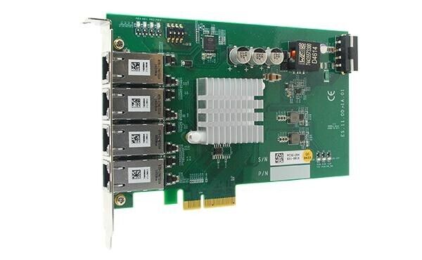 Neousys 4-Port PCIe x4 802.3at PoE Network Adapter PCIe-PoE354at