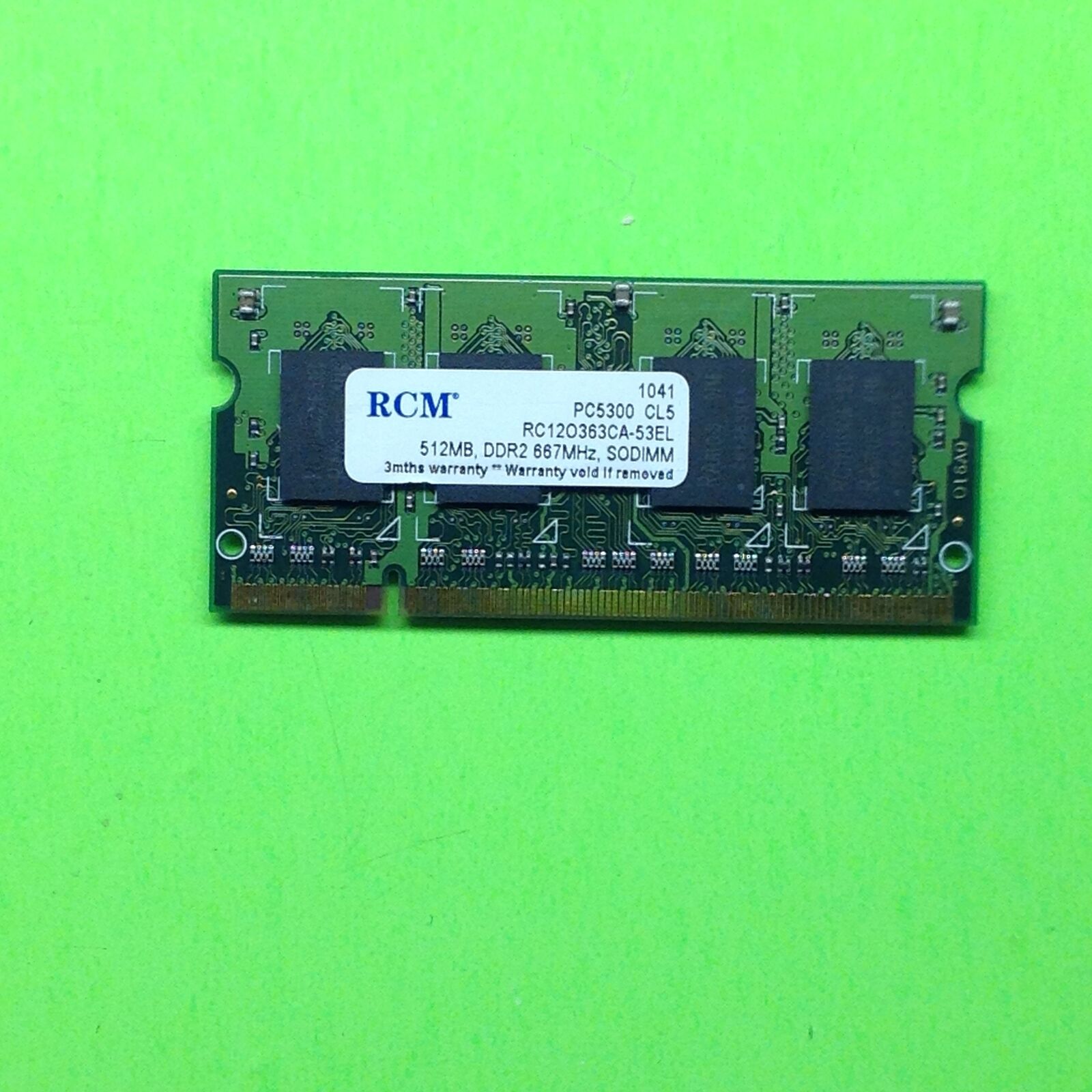 Rcm RC120363CA-53EL 512MB DDR2-667 (PC2-5300) Random Access Memory RAM