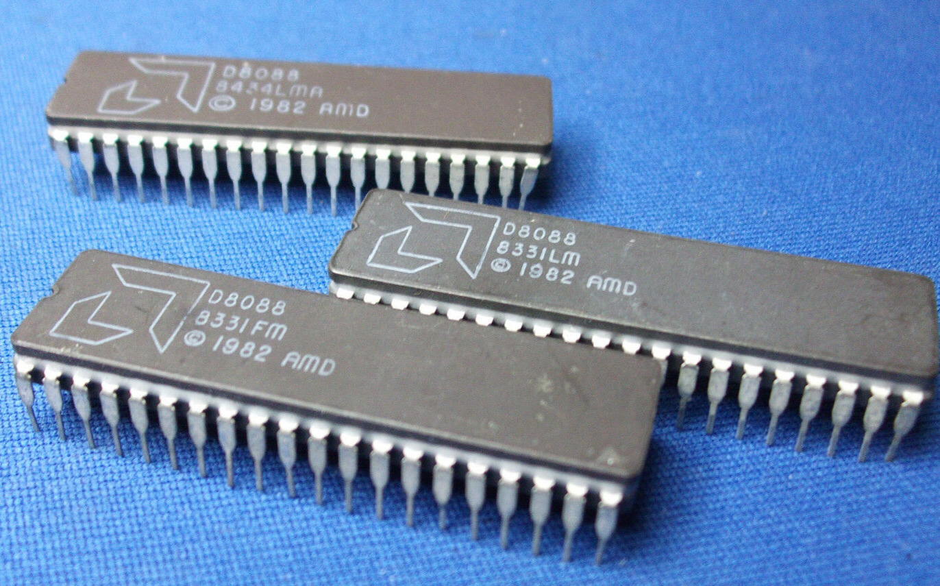 QTY-1 D8088 AMD 8088D Vintage 1983+ CPU 40-PIN CERDIP Collectible NEW RARE