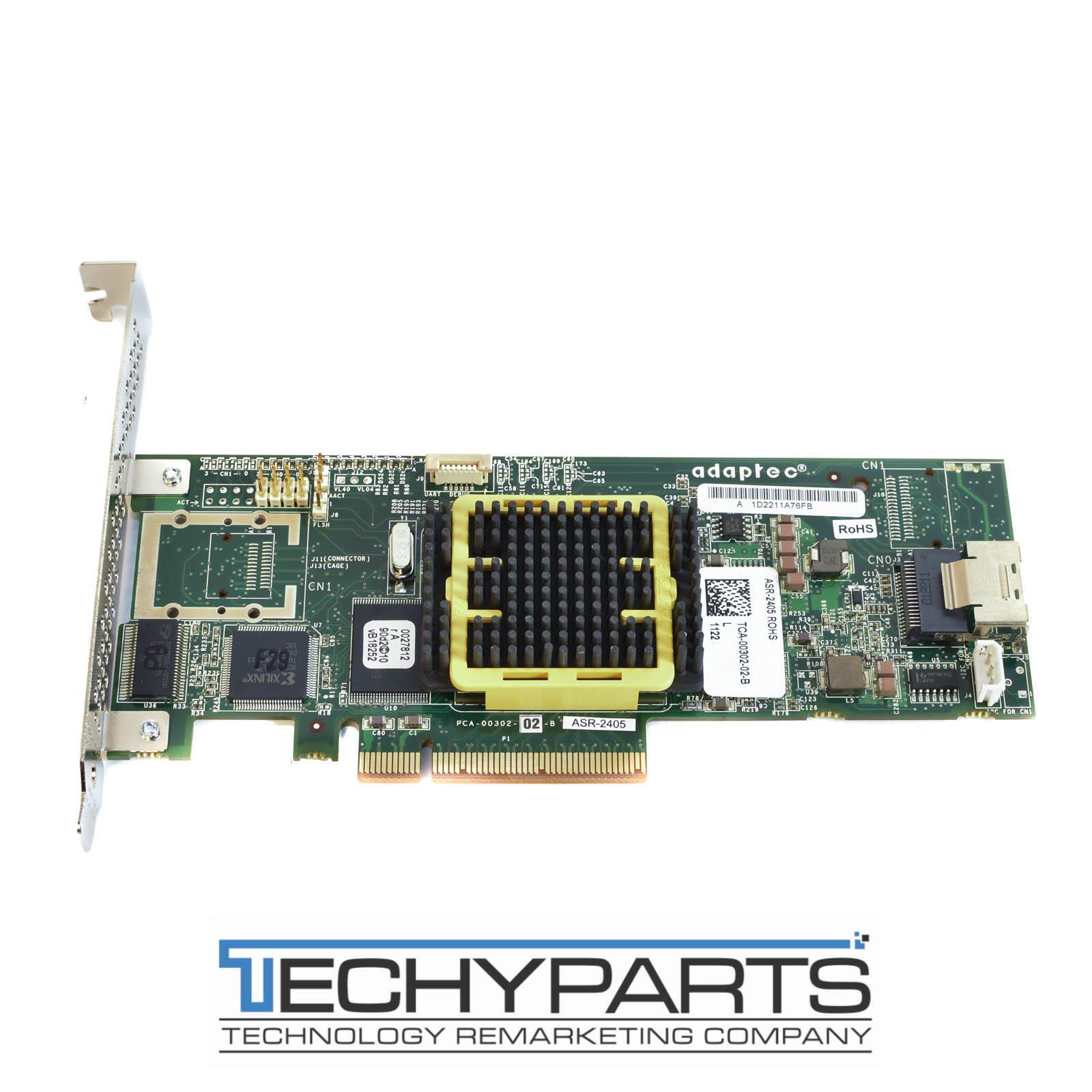 Adaptec ASR-2405 4-Port 3Gb 128MB PCI-E x8 SAS/SATA Full Height RAID Controller