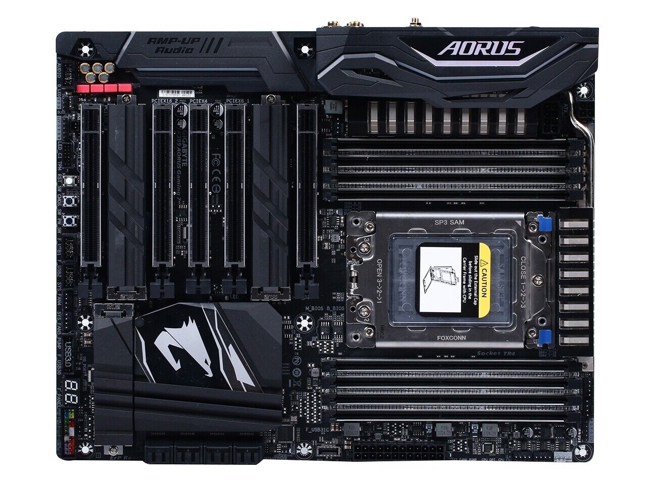 For GIGABYTE X399 AORUS Gaming 7 Socket TR4 AMD 3×M.2 Threadripper Motherboard