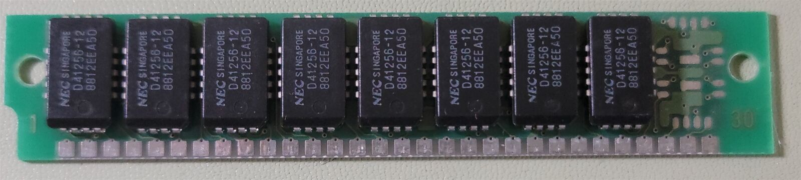 NEC MC-41256A8B-12 SIMM RAM , 256Kb, 30-Pin
