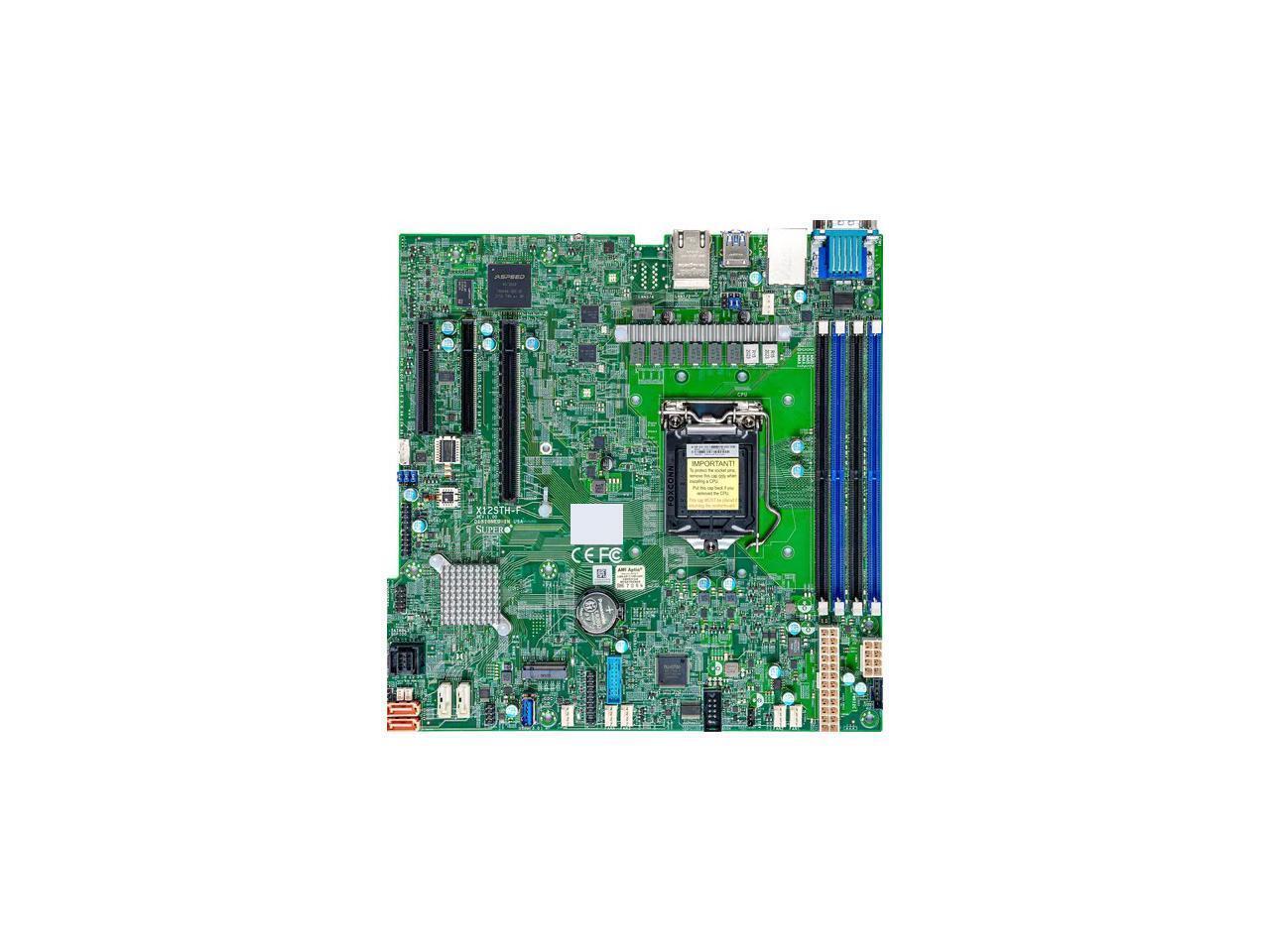 SUPERMICRO MBD-X12STH-F-O Micro ATX Workstation Motherboard LGA 1200 Intel C256
