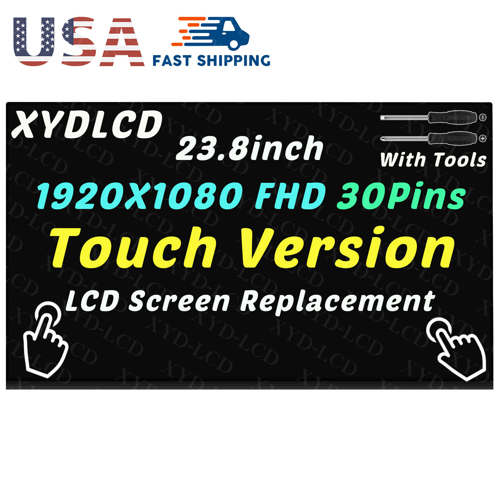 23.8in for Dell P2418HT FHD In-Cell Touch Screen Monitor Replacement 1920×1080