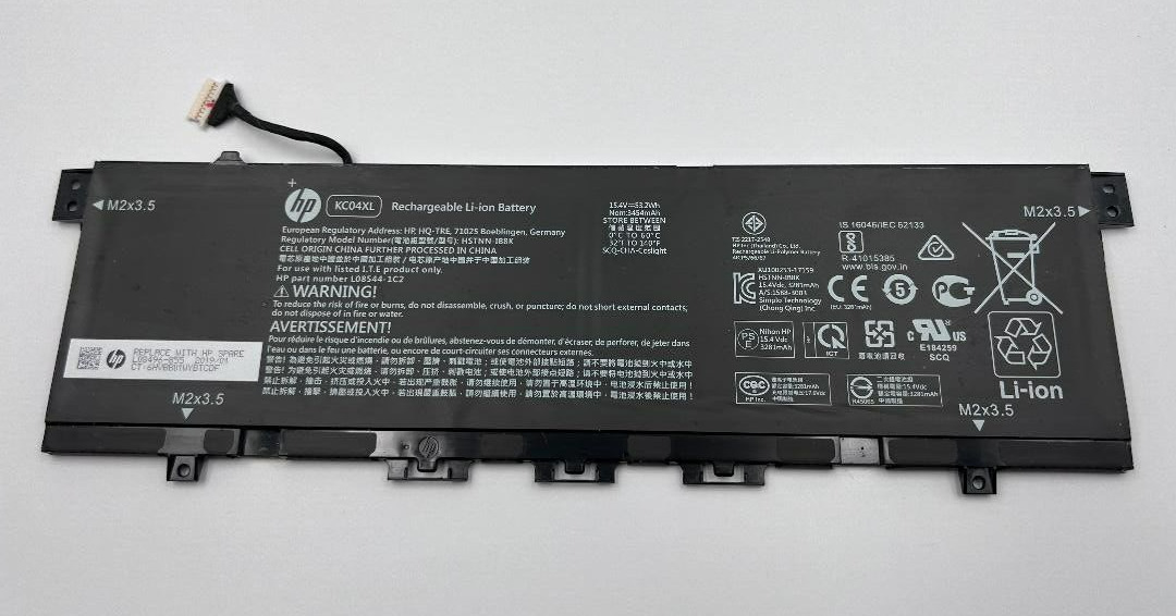 GENUINE HP 13-AQ0050od Series Battery 15.4V 53.2Wh L08496-855 KC04XL (F20-03)