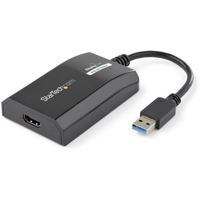 StarTech.com USB 3.0 to HDMI Adapter, DisplayLink Certified, 1920x1200, USB-A to