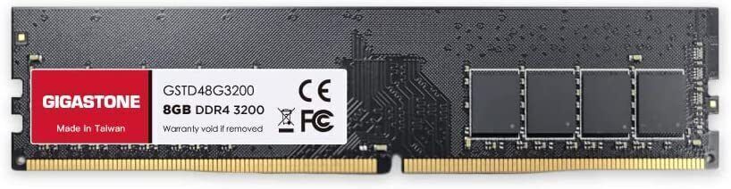 【DDR4 RAM】 Gigastone Desktop RAM 8GB DDR4 8GB DDR4-3200Mh