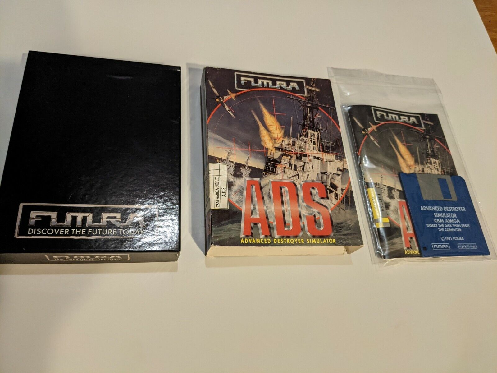 ADS Advanced Destroyer Simulator Game Vintage Software Amiga Computer US Seller