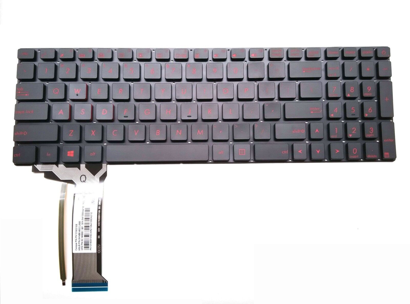 New Asus ROG GL552VW GL552VW-DH71 GL552VW-DH74 Keyboard US Backlit