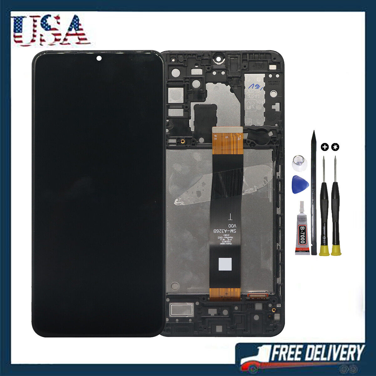 TFT For Samsung A32 5G A326B A326U 6.5 LCD Touch Screen Digitizer + Frame