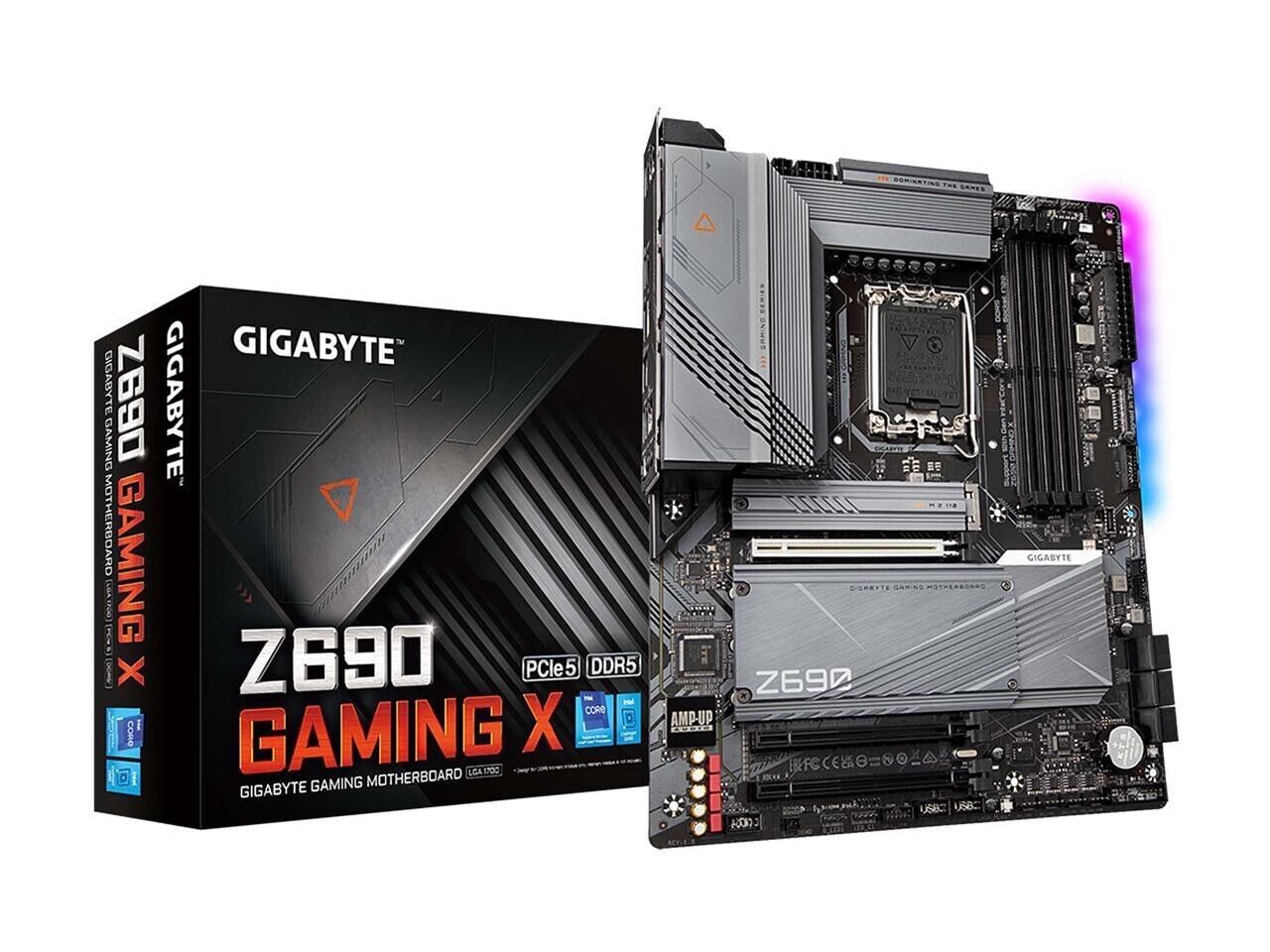 (Factory Refurbished) GIGABYTE Z690 GAMING X DDR5 LGA 1700 Intel ATX Motherboard