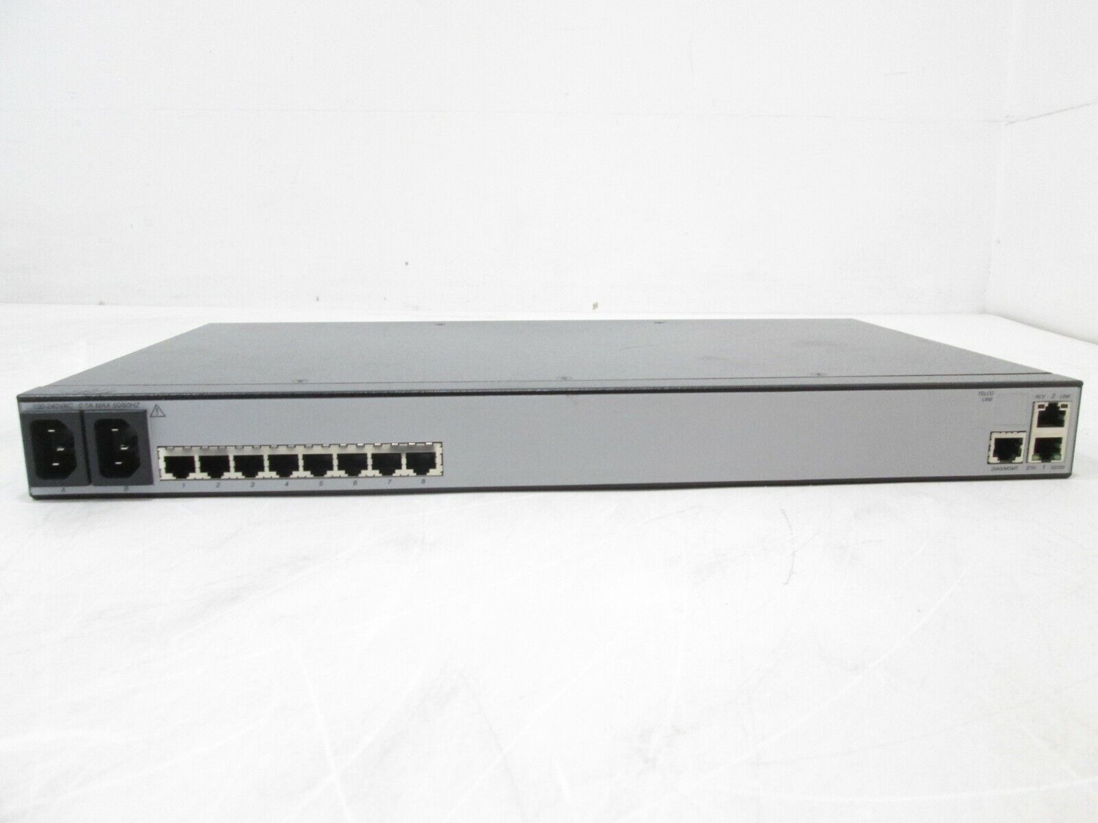 MRV LX-4008T-002AC Console Server 8 ports DUAL AC power