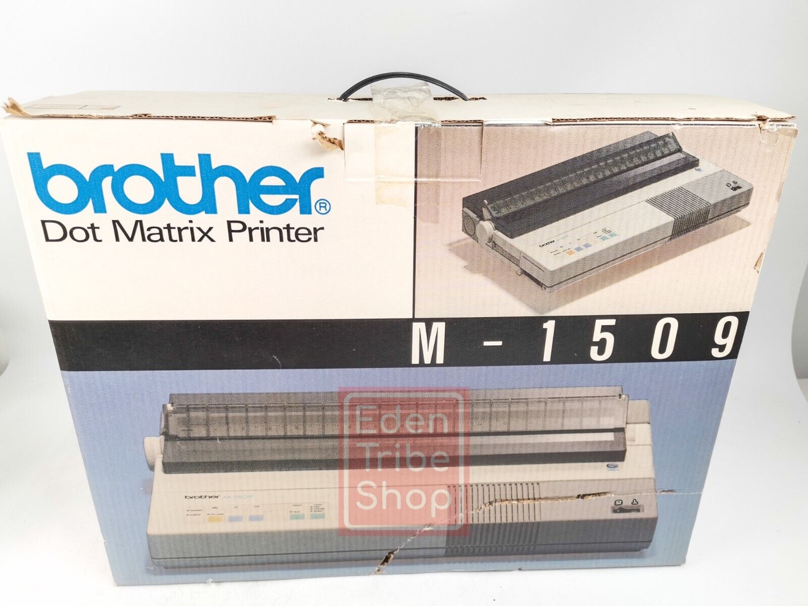 Vintage Brother M-1509 Dot Matrix Printer With Box & Manual NOS
