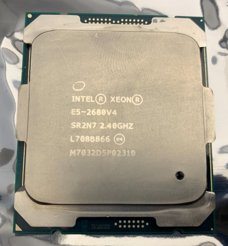 Intel Xeon E5-2680 v4 SR1N7 2.4GHz 14-Core 3.5MB 35MB Socket 2011-3 Server CPU
