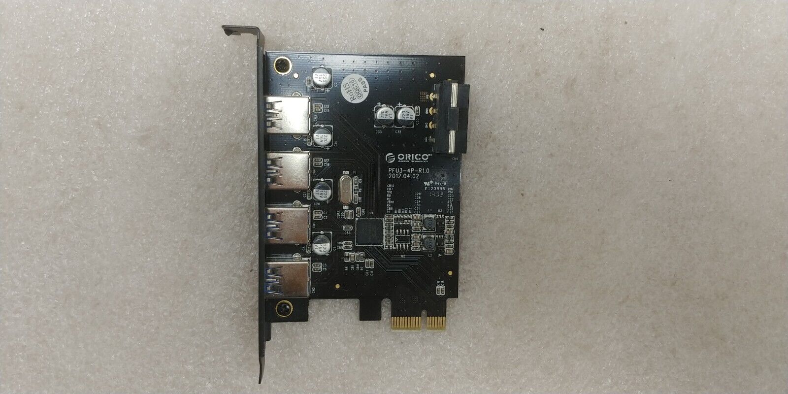 ORICO PME-4U 4 Port PCI Express to USB3.0 Host Controller Card Mac/Windows F S/H