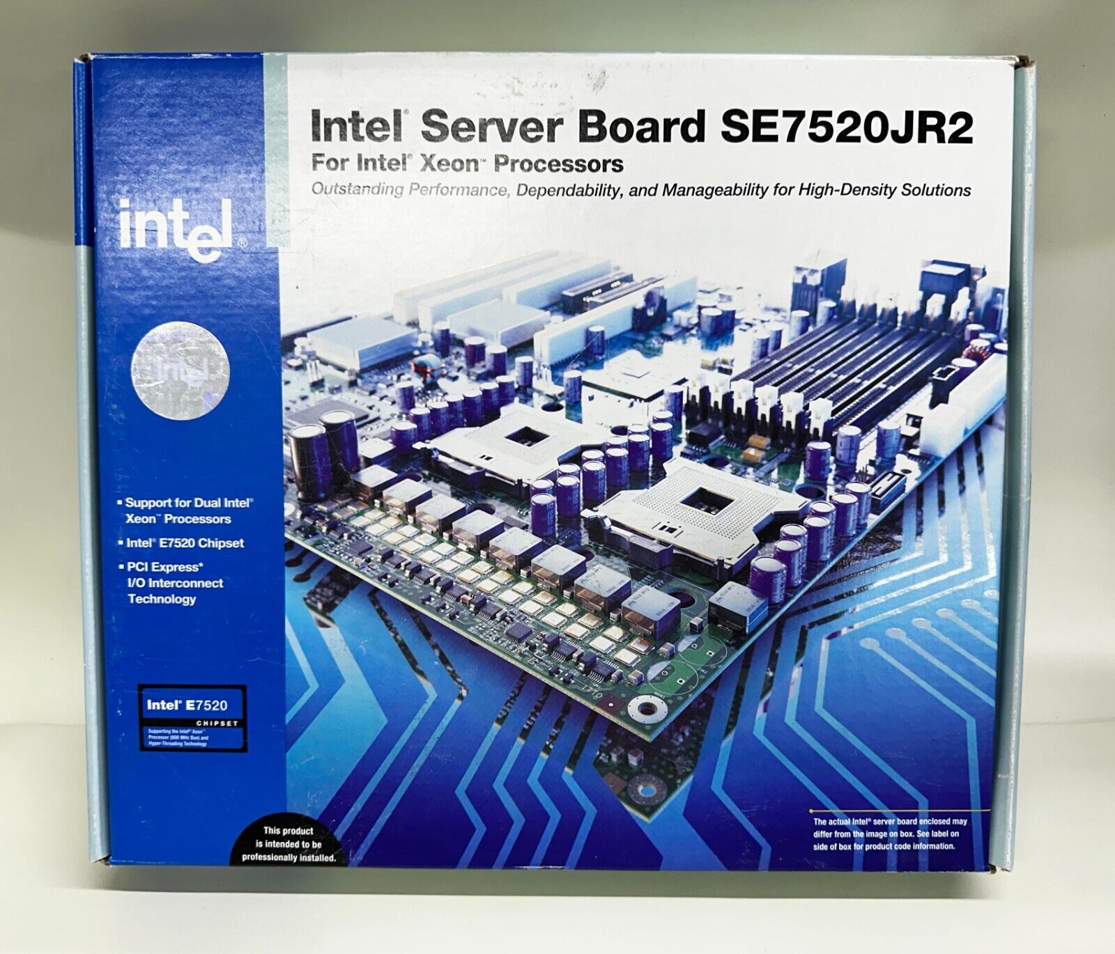 Intel Server Motherboard SE7520JR2 Dual Socket 604 DDR Open Box New