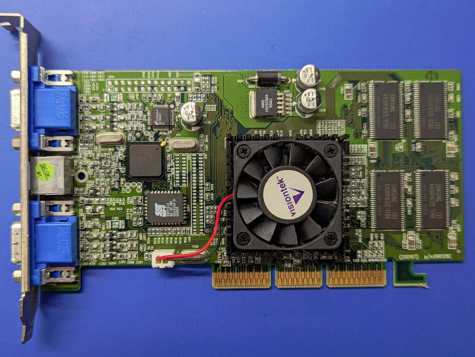 Visiontek GeForce2 Xtasy  MX400 5564 TwinView Video Card GPU 090128C