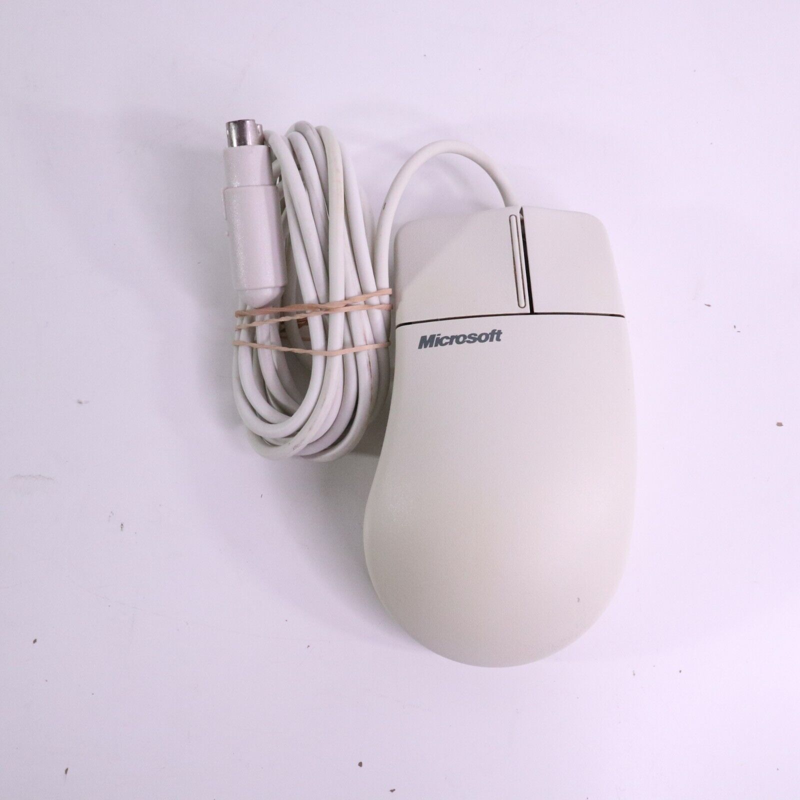 Vintage PS/2 Microsoft Mouse Port Compatible Mouse 2.1A 93633 Roller Ball