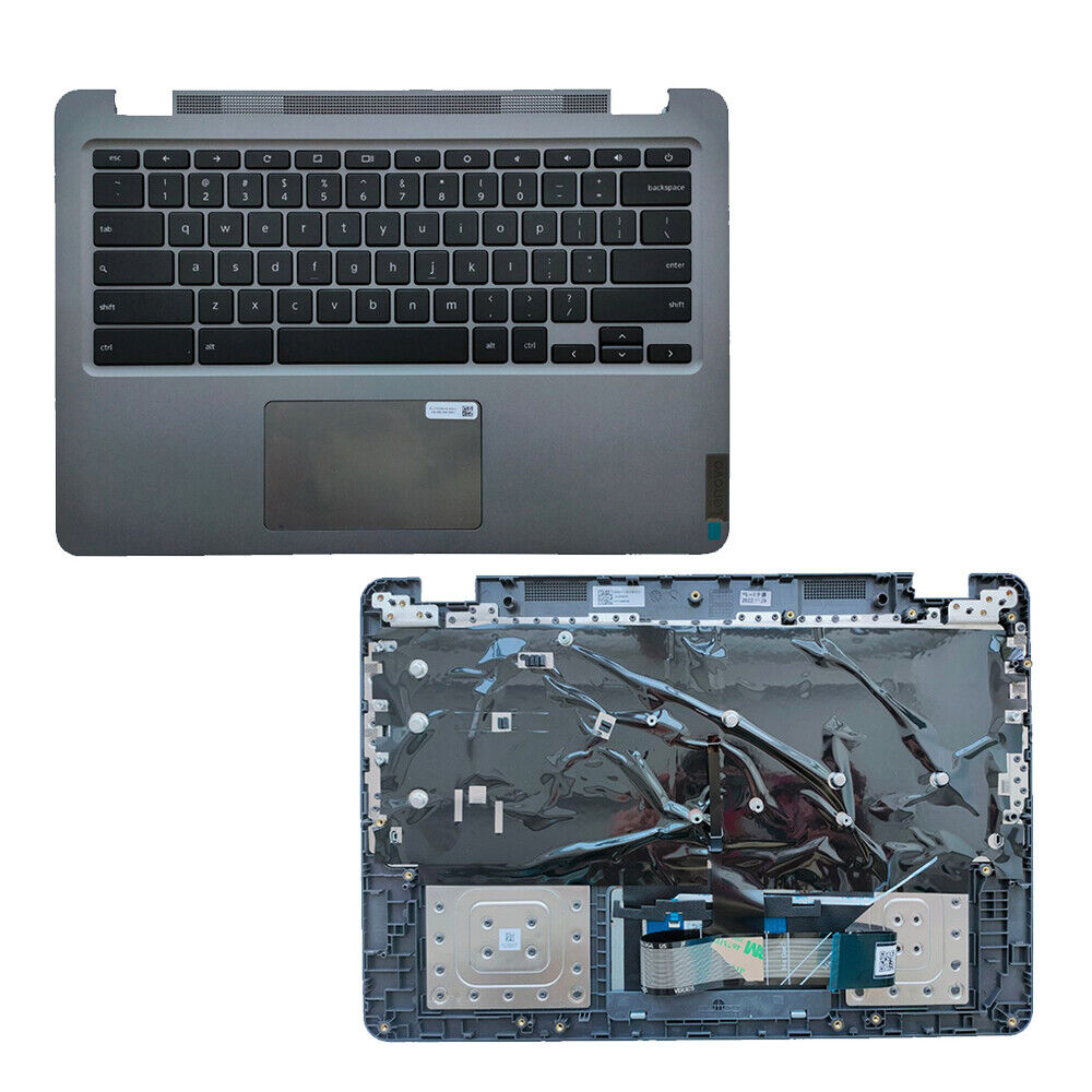 New For Lenovo 14E Chromebook Gen 2 Palmrest Keyboard Bezel Cover 5M11C89152