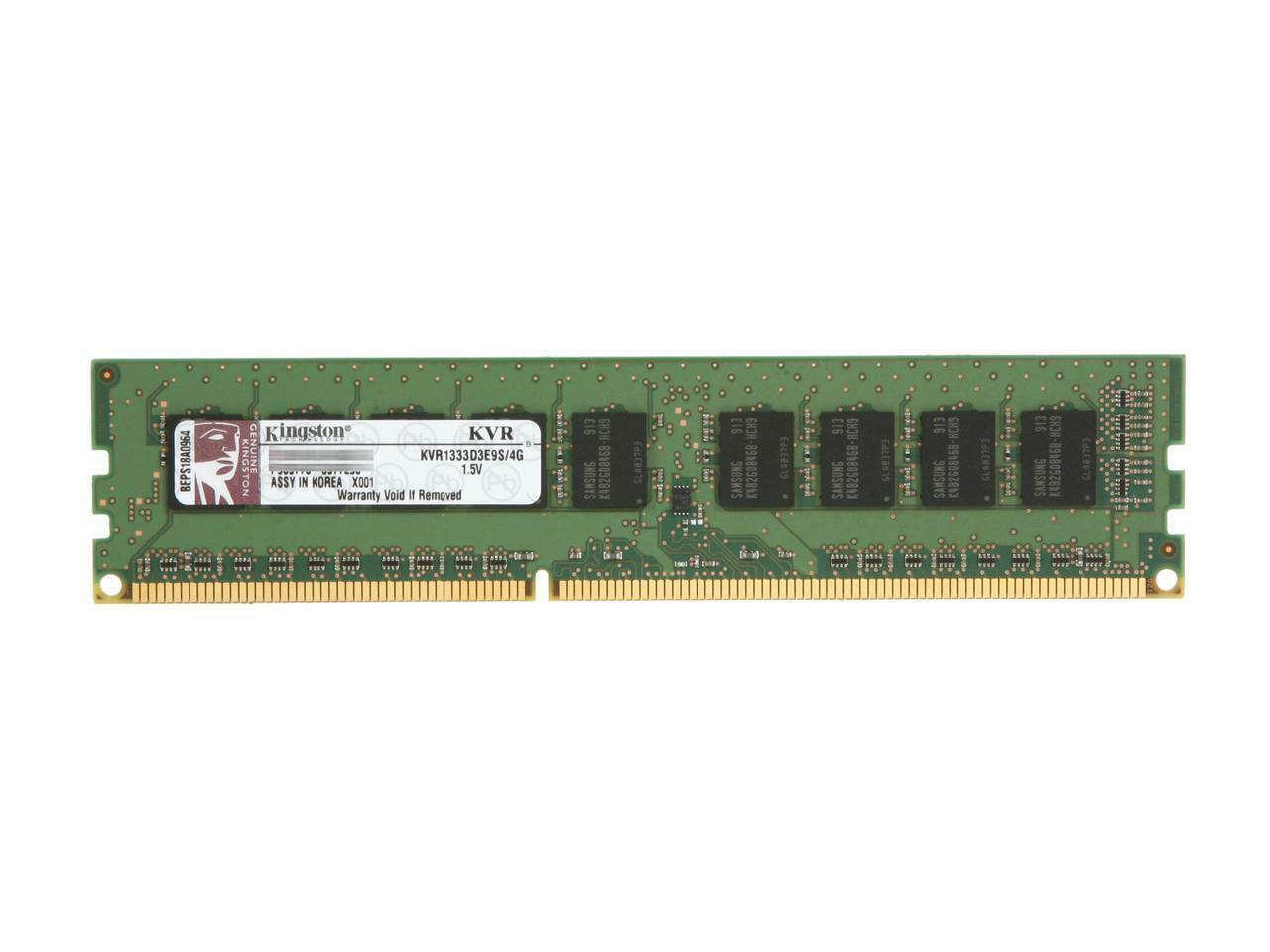 Kingston 4 GB DIMM 1333 MHz PC3-10600 DDR3 SDRAM Memory (KVR1333D3E9S/4G)