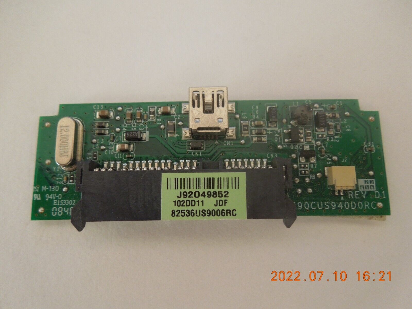 Seagate FreeAgent GO PCB Controller Board 790CUS940D0RC REV D1 USB For 2.5\