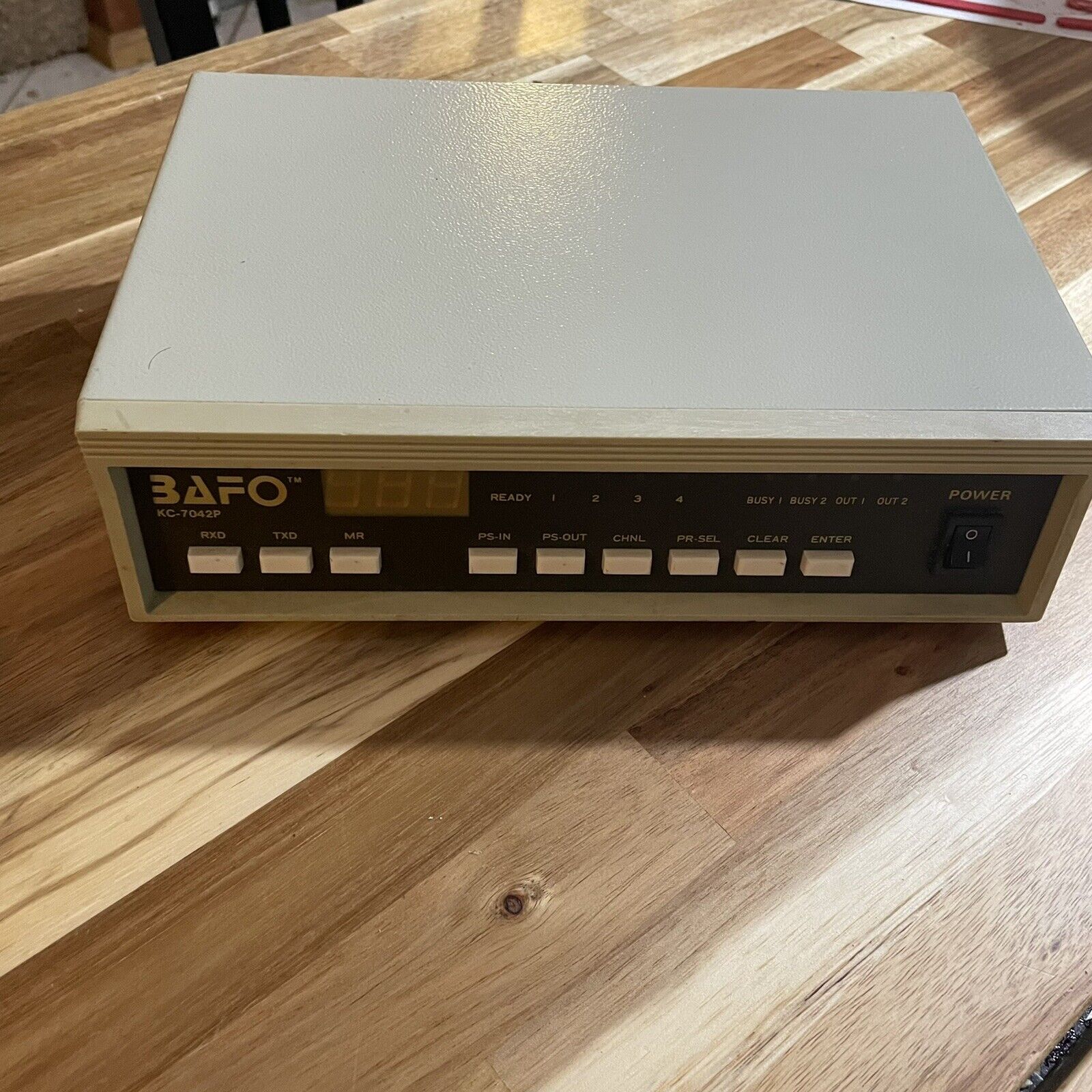 Vintage 80\'s untested Bafo KC-7042p serial parallel Auto data switch
