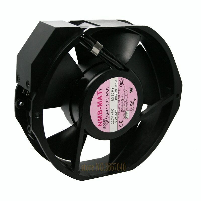 NMB cooling fan 172x150x38mm 5915PC-22T-B30 17238 17CM AC 220V 40W cooler fan