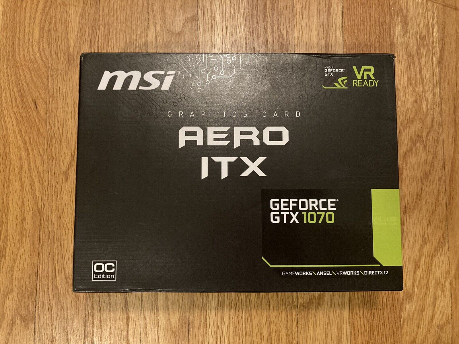 MSI GeForce GTX 1070 AERO ITX 8G OC 8GB GDDR5 Graphics Card