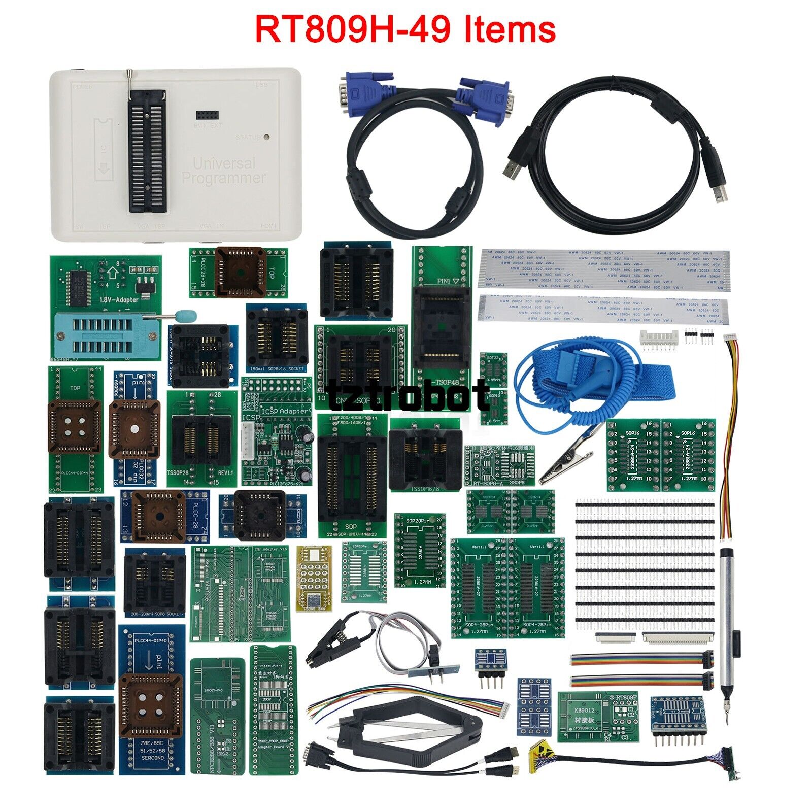 RT809H-49 Universal Programmer Upgraded of 809F  for NOR/NAND/EMMC/EC/MCU