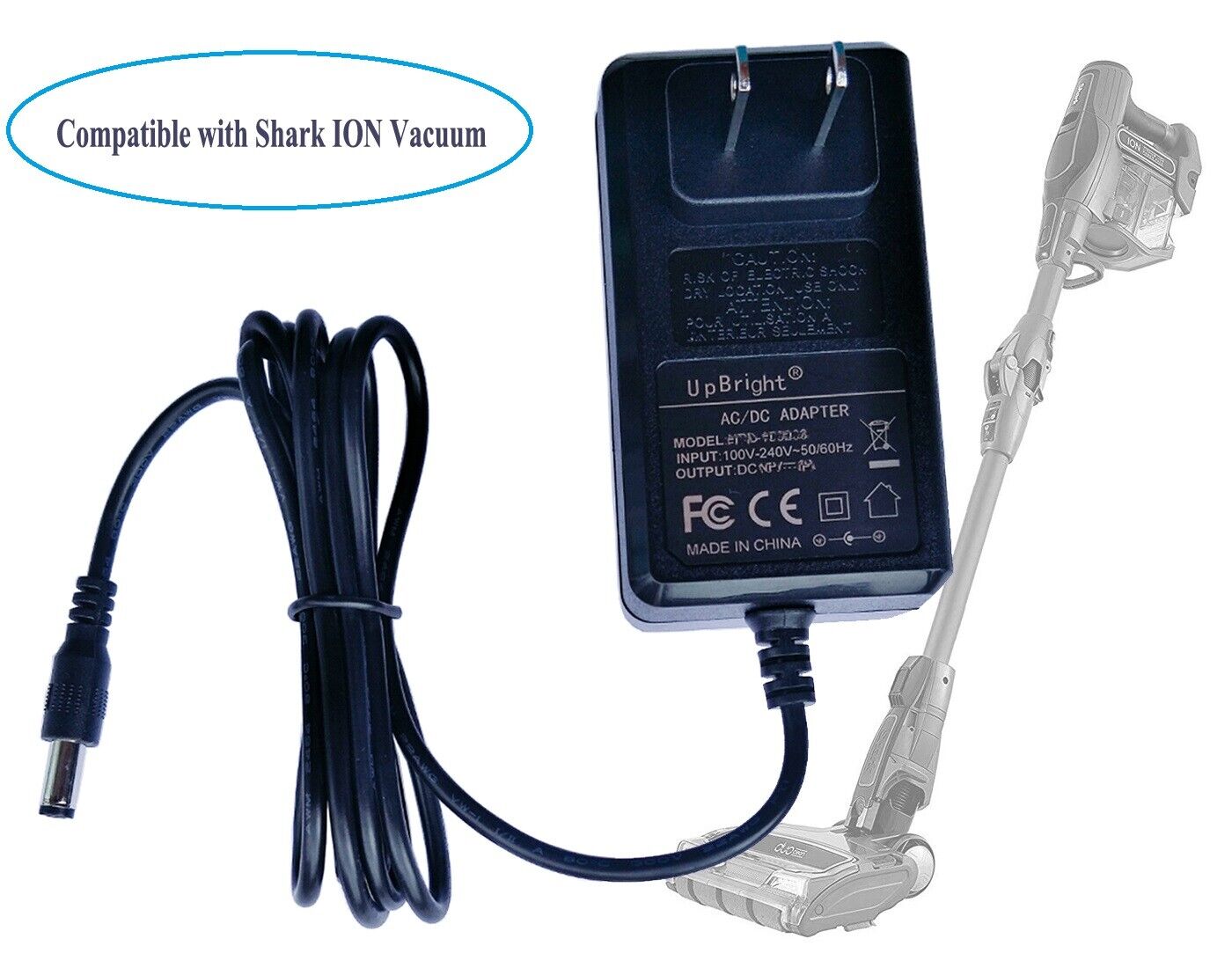 AC Adapter Charger For Shark ION Series YLS0243A-T288080 Cordless Stick Vacuum