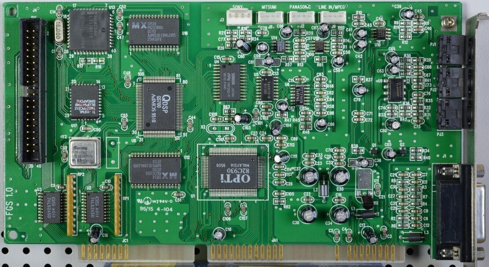 NEW 486 386 creative card  Sound Card Opti SA 16-bit SB blaster w/ Game port isa